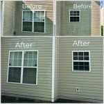 pressure washing before and after image