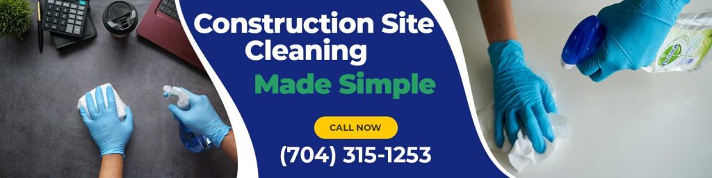 Banner ad for construction cleaning
