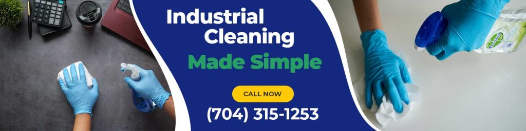 Banner ad for industrial cleaning